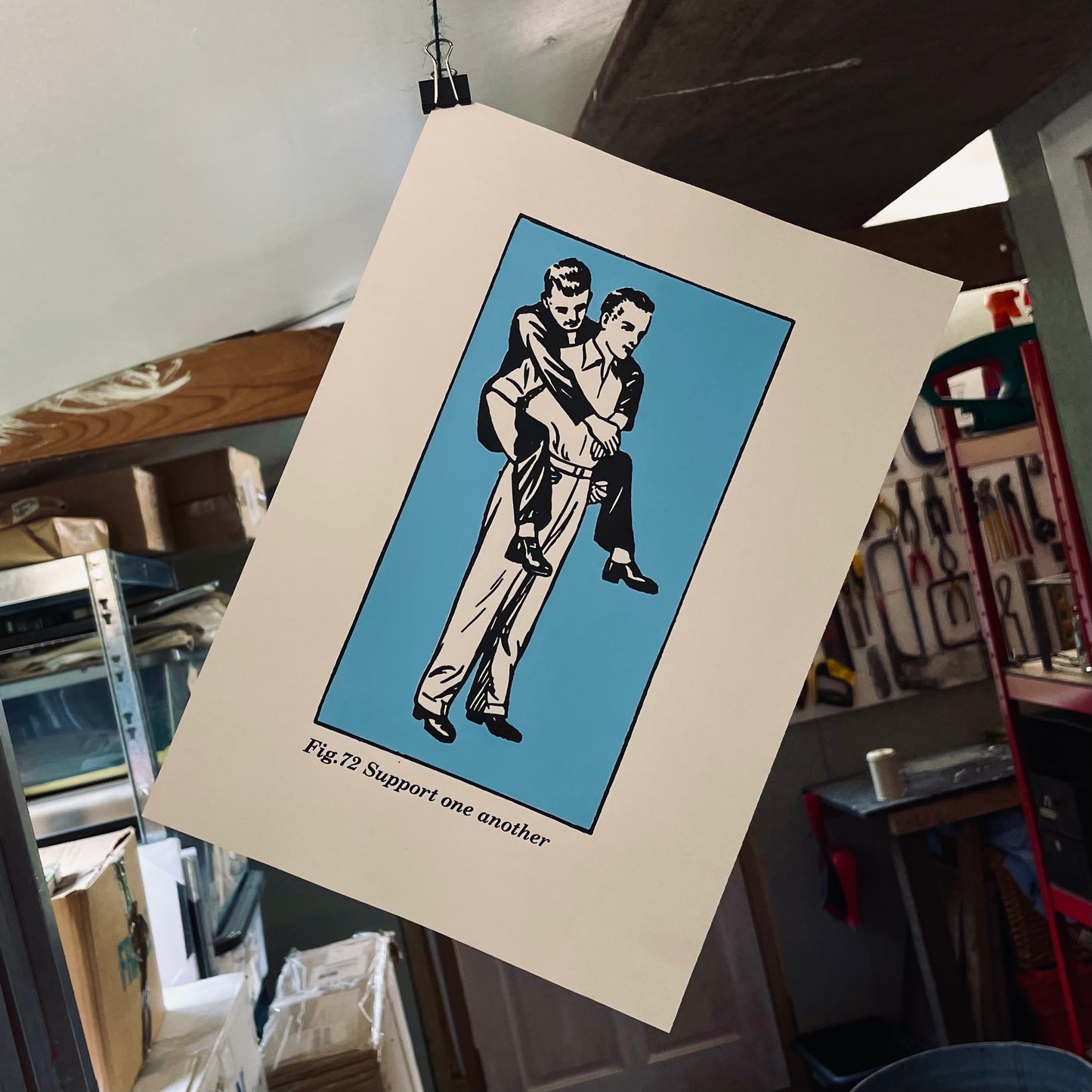 Don't Be A Drama Queen Two-Colour Screen Print
