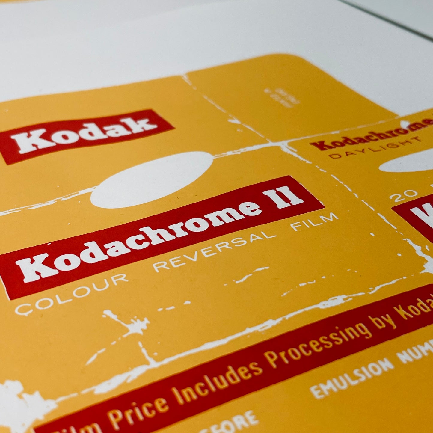 Vintage Kodachrome 35mm Three Colour Screen Print