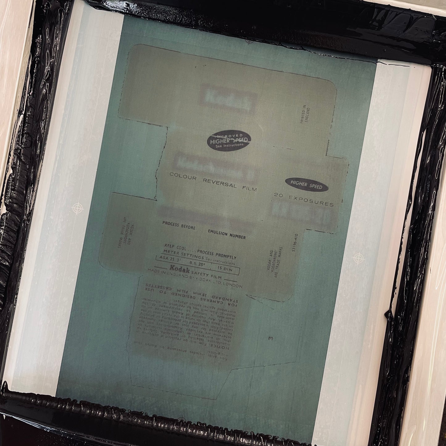 Vintage Kodachrome 35mm Three Colour Screen Print
