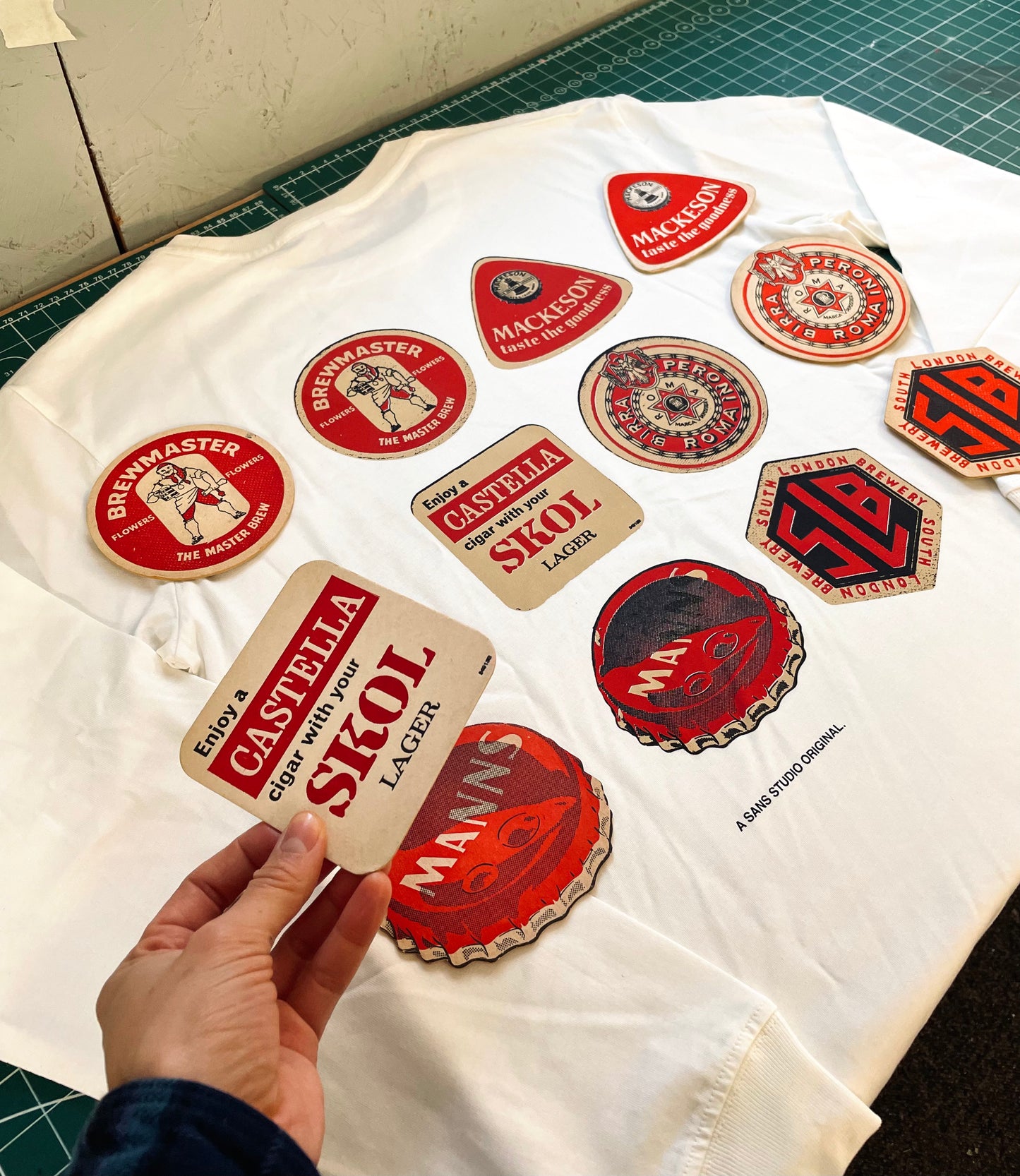 Vintage Coasters Long Sleeve T-shirt 'SANS Spezial'