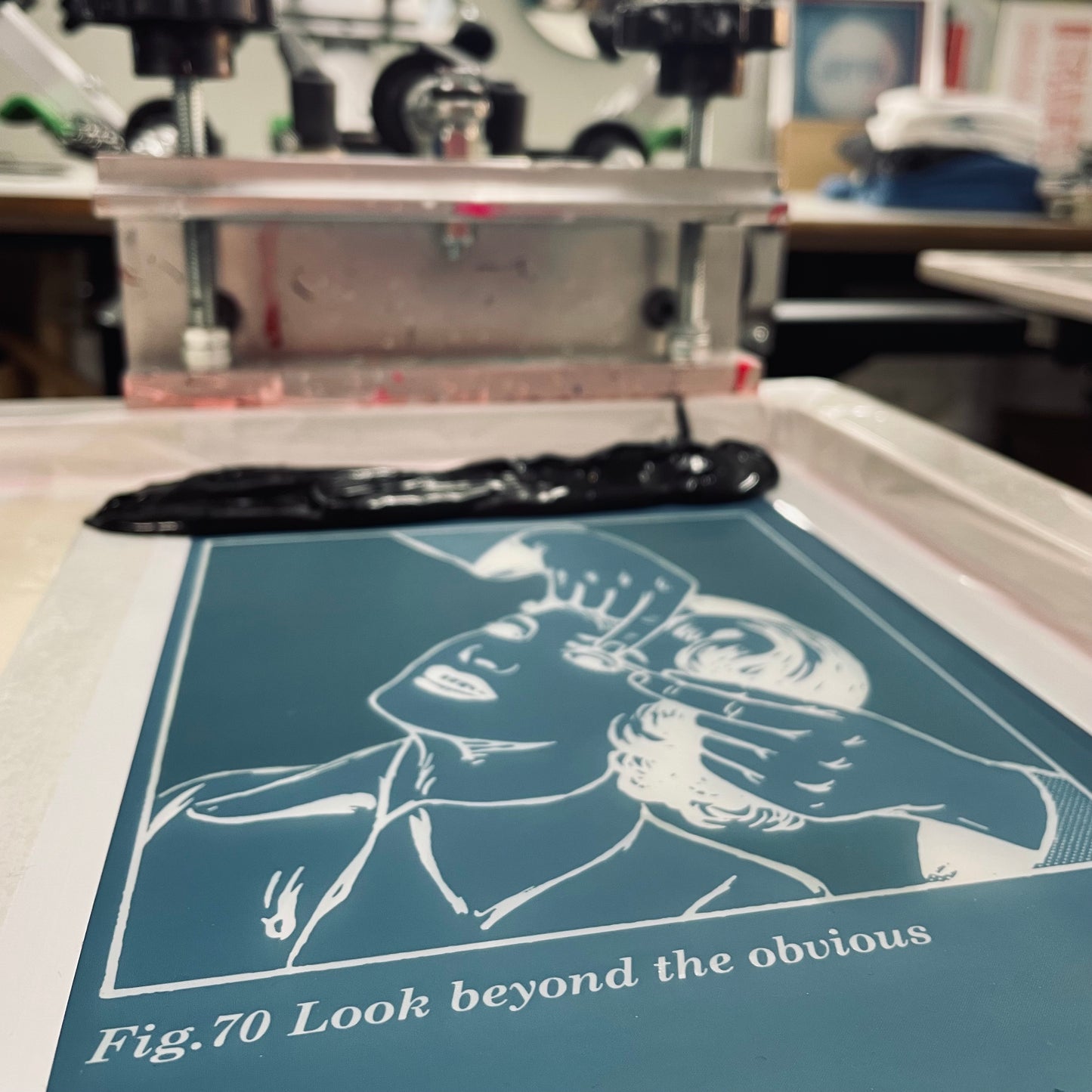 Look Beyond The Obvious Two-Colour Screen Print