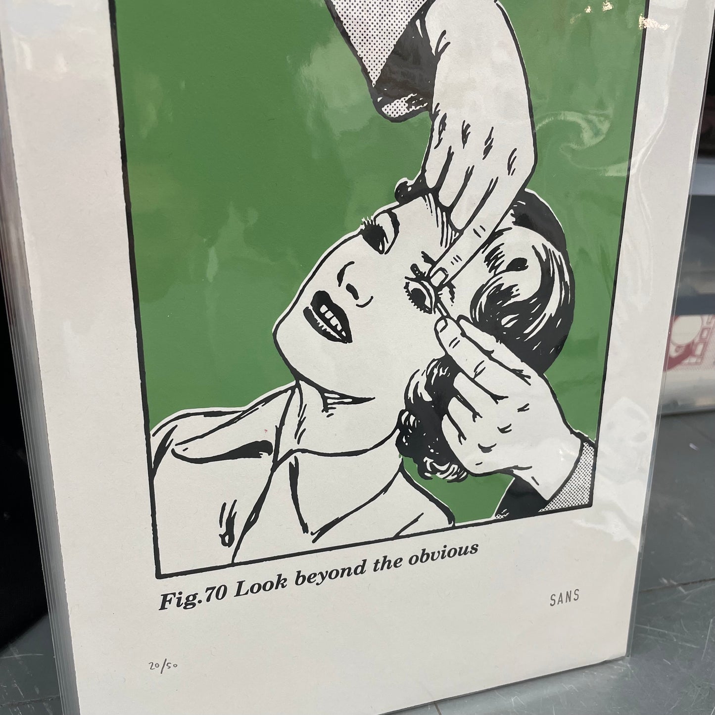 Look Beyond The Obvious Two-Colour Screen Print