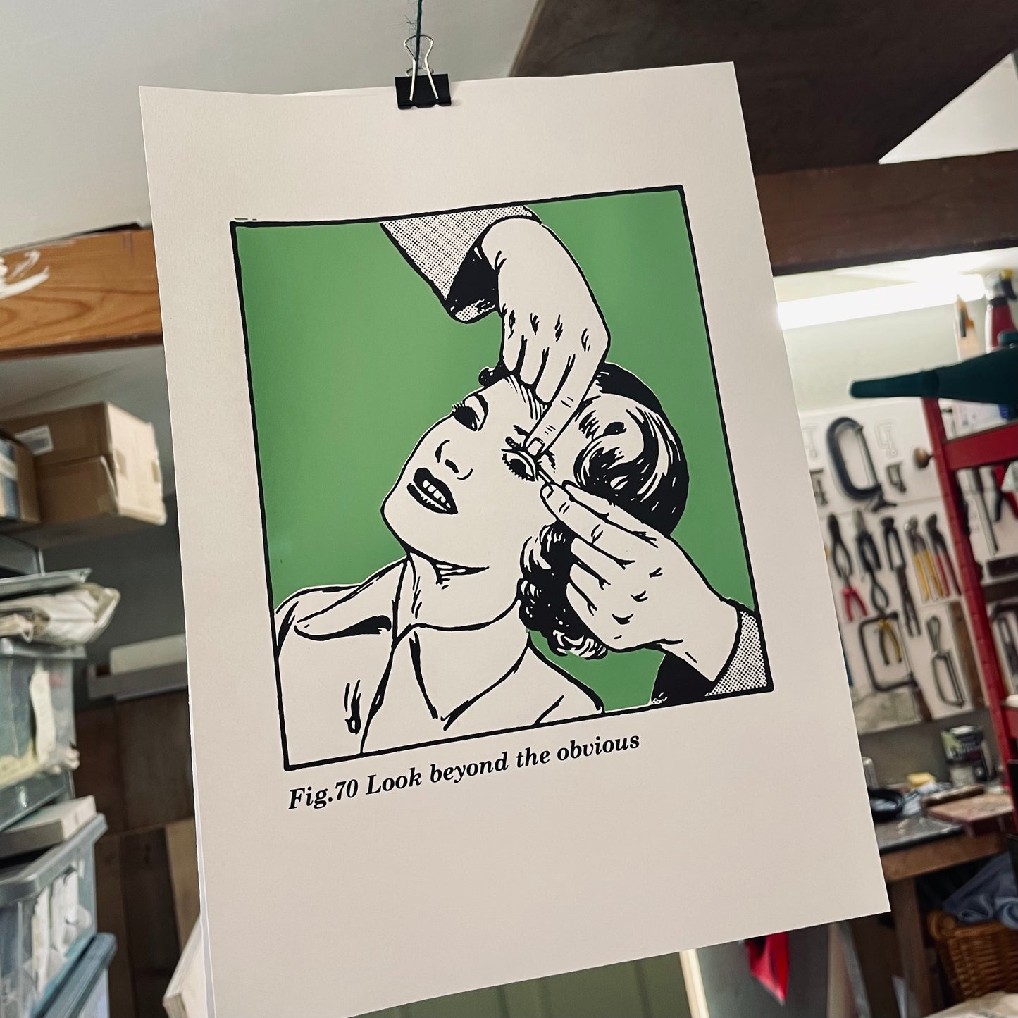 Don't Be A Drama Queen Two-Colour Screen Print