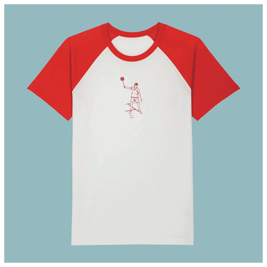 "Squash Serve Stance" Short Sleeve T-shirt